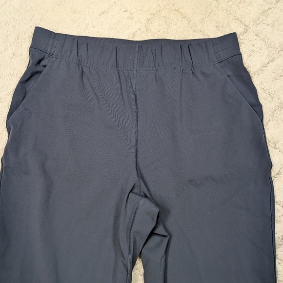 Babaton The Group Pants Womens L Blue Navy High Rise Sweat Wicking Weekender - Picture 2 of 9